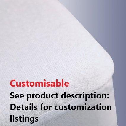 Premium Cotton Terry Elasticated Fitted Style Waterproof Mattress Protector (Coral) - Trance Home Linen