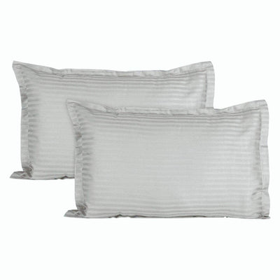Trance Home Linen 100% Cotton Pillow Covers (50cm x 75cm/20inch x 30inch)-Pack of 2