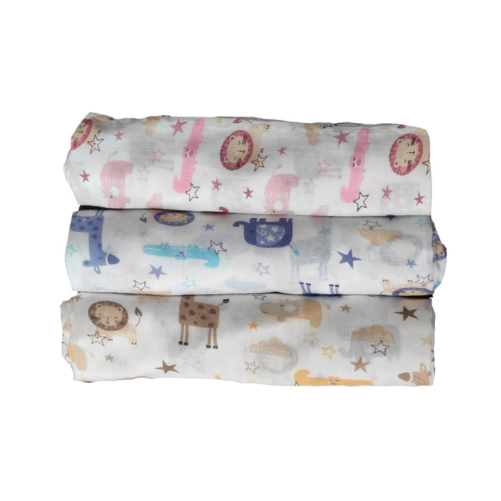 Soft 100% Cotton Malmal Baby Swaddle Cloth - Trance Home Linen