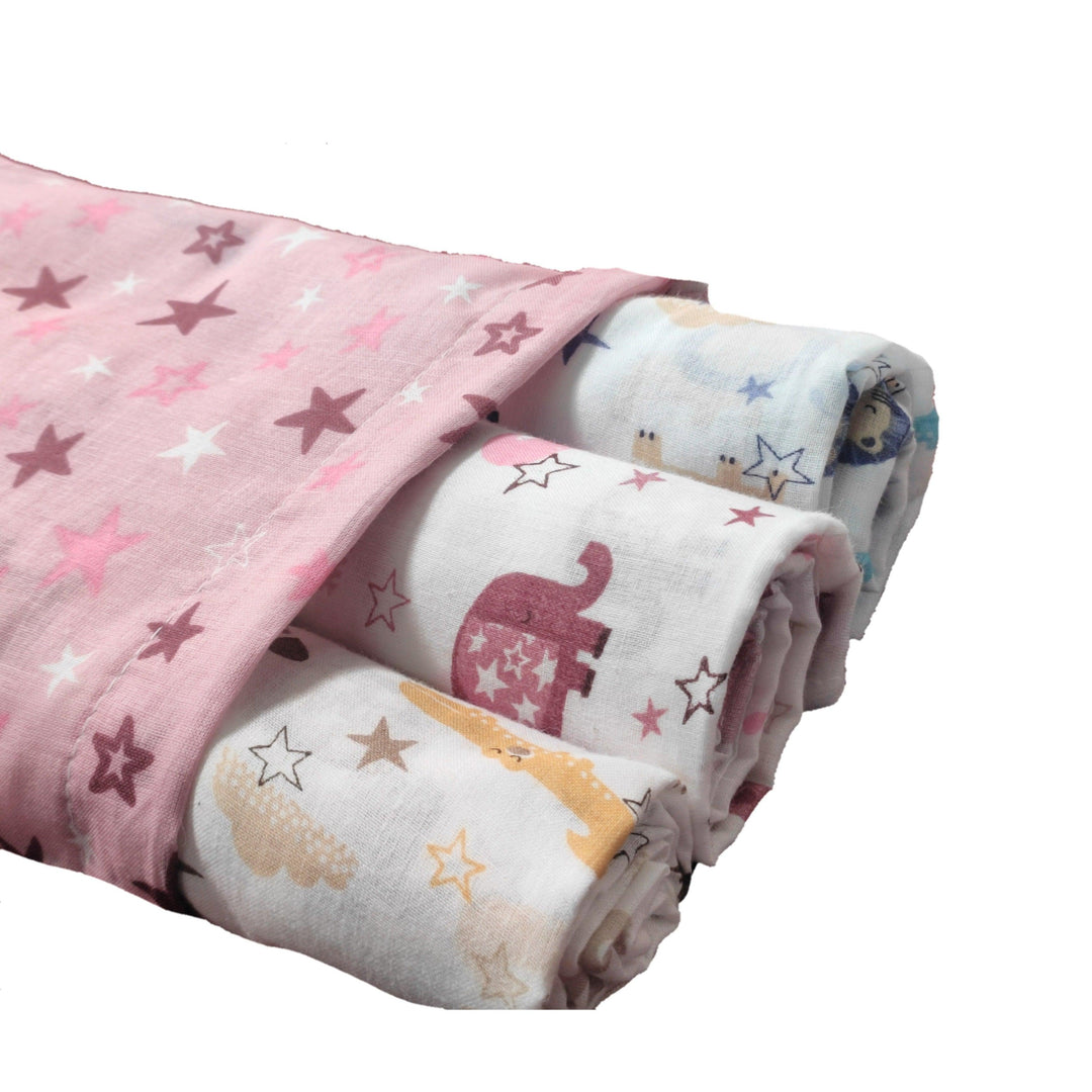 Soft 100% Cotton Malmal Baby Swaddle Cloth - Trance Home Linen