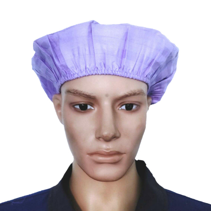 Trance Cotton Washable & Reusable Head Cap | Cleaning House and Kitchen Use | Food & Processing Industries Hygiene Caps - Trance Home Linen