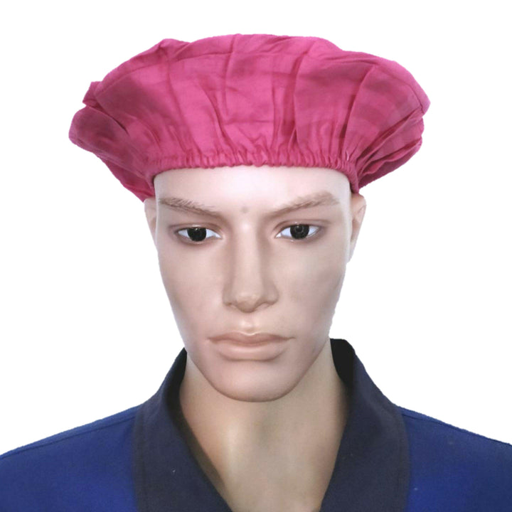 Trance Cotton Washable & Reusable Head Cap | Cleaning House and Kitchen Use | Food & Processing Industries Hygiene Caps - Trance Home Linen