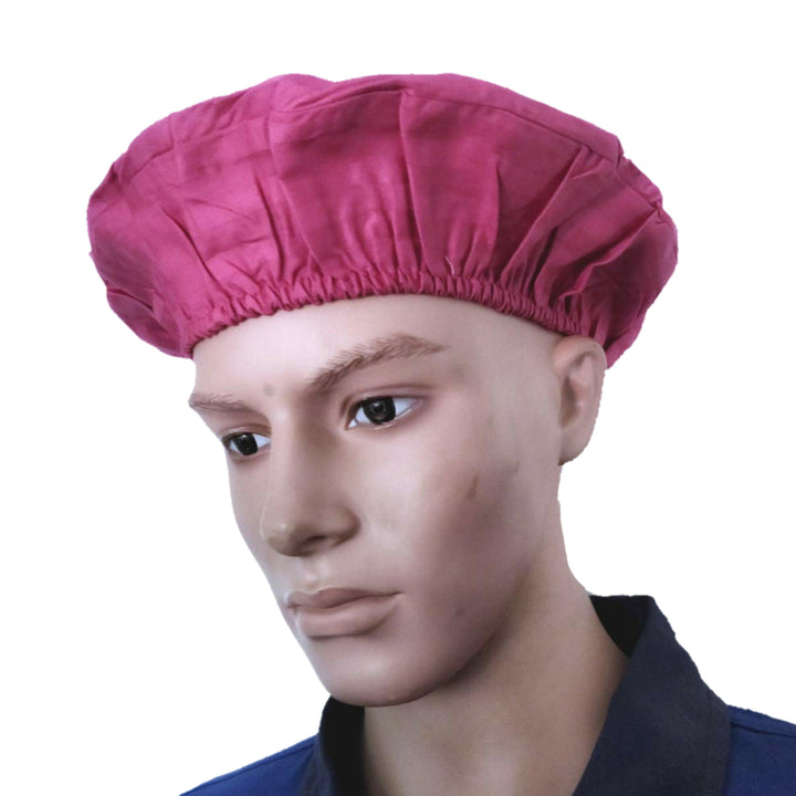Trance Cotton Washable & Reusable Head Cap | Cleaning House and Kitchen Use | Food & Processing Industries Hygiene Caps - Trance Home Linen