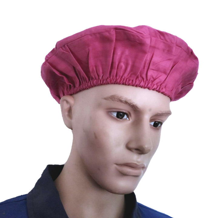 Trance Cotton Washable & Reusable Head Cap | Cleaning House and Kitchen Use | Food & Processing Industries Hygiene Caps - Trance Home Linen