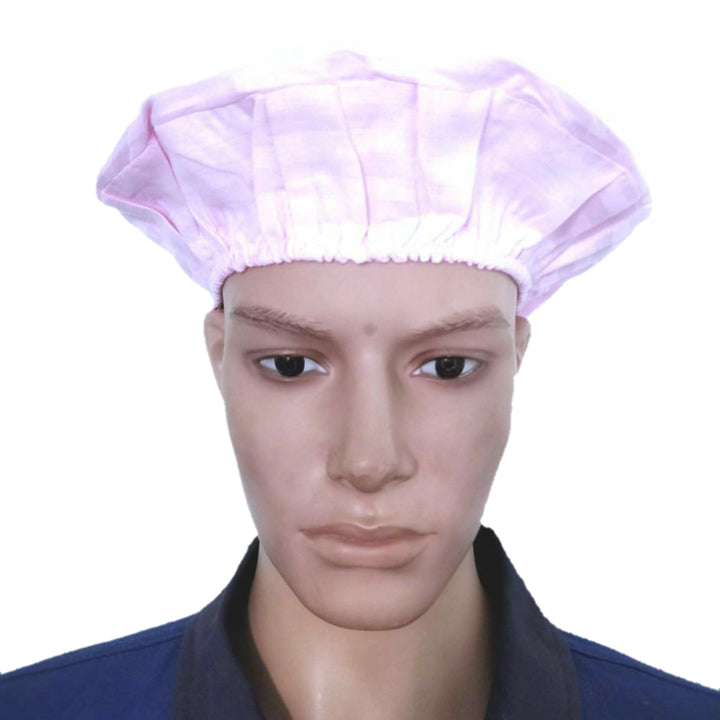 Trance Cotton Washable & Reusable Head Cap | Cleaning House and Kitchen Use | Food & Processing Industries Hygiene Caps - Trance Home Linen